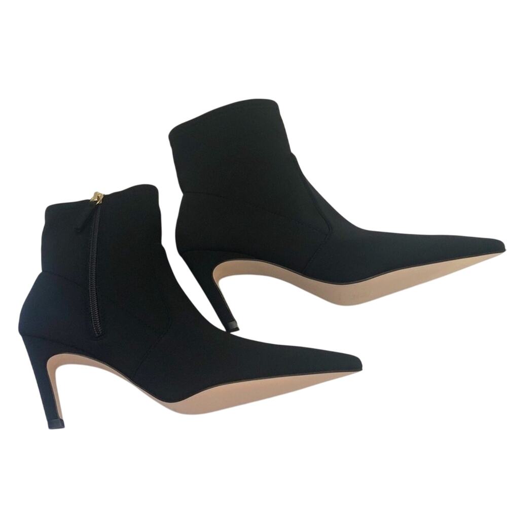 Good American The Icon Bootie Black Neoprene NEW